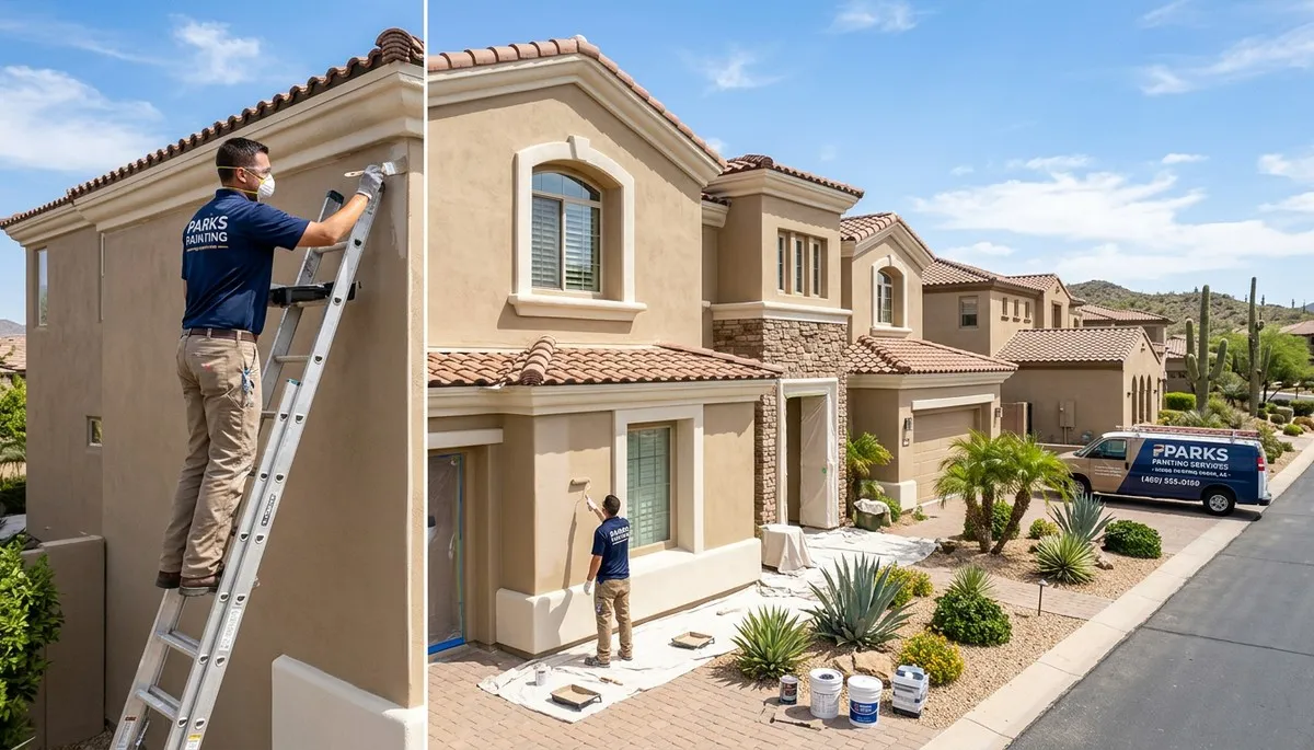 Professional exterior house painting service in Flagstaff AZ by local painting contractors